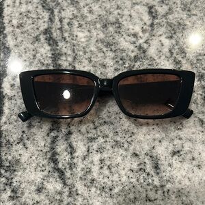 Black Rectangular Sunglasses